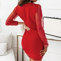 Ženska ljetna maxi haljina kratka rukava s kratkim rukavima na vratu cvjetna ljetna haljina sandress maxi haljine crvena 2xl