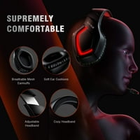 Gaming slušalice PS slušalice sa 7. surround zvukom, XBO Jedne slušalice sa uklanjanjem buke Mic & RGB