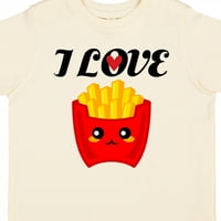 Inktastic Fry Lover I Love Francuski pomfrit Poklon mališani dječak ili majica Toddler