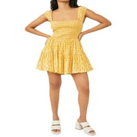Sprifallbaby ženska ljetna kratka haljina kratka kaše bez rukava s rukavicama s rukavima cvjetna haljina