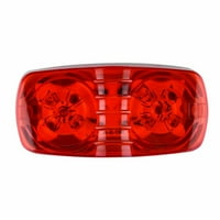 Crvena amber 10-LED indijska marker svjetla Camper Trailer kamion RV