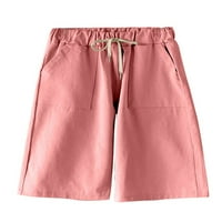 Avamo dame dno Bermuda Mini pantni nacrtač elastične struke kratke hlače Žene labave ljetne kratke hlače