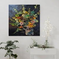 Posteri Zidno umjetno ulje slikanje cvijeće Zidna umjetnost Šanola biljka Zidna umjetnost Estetska umjetnost platno Ispisuje slike za dnevni boravak Spavaća soba Decor 12x Unfame-stil
