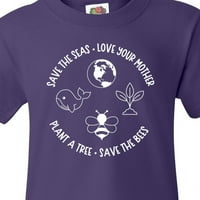Inktastični dan Zemlje spasim mora voljeti tvoju majku tvoju majicu Spremi majicu pčele