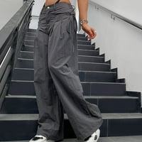 ECQKAME Ženske teretne pantalone Čišćenje Ženska ulična stil Modni dizajn Sense Multi džepni kombinezoni