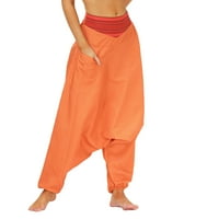 Xinqinghao joga gamaše za žene Žene Ležerne prilike labave joge pantalone Baggy Boho casual kombinezone