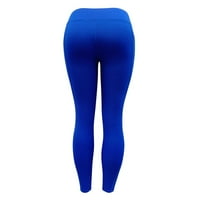 Loyisvidion Women Workout iz džepnih hlača Smjernice Fitness Sportski trčanje joga Atletska hlače Plava