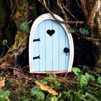 Realistična DIY minijaturna vijska vrata - Whimsical Wood Tree Fairy Garden Vrata za kućni dekor