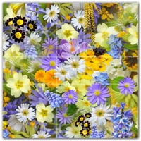 Picture-tiles.com: Cvijeće keramičke pločice zidni muralni wal500651-43l. 32 W 24 H Korištenje 8 8 keramičke