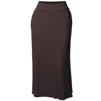 Modieffit ženski stilski preklop preko Flare Long Maxi suknja