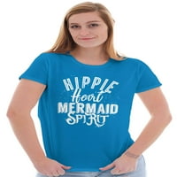 Hippie Heart Mermaid Sprit Dobre vibracije Ženska majica Dame Tee Brisco Marke 3x