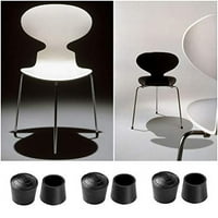 Savjeti za stolice za nogu, gumene crne okrugle kape za klizanje stolice za stolove preklopne stolice