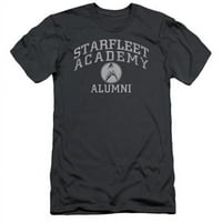 Trevco Star Trek-Alumni - odrasli kratki rukav - 30-tee - krupni ugljen - veliki