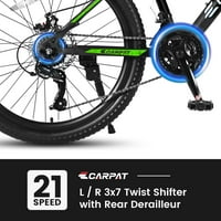 Redbrick S brdski bicikl, Shimano brzine sa mehaničkim diskovnim kočnicama, visoko-ugljičnim čeličnim okvirom, ovjes MTB biciklima za odrasle i tinejdžere