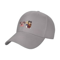 CEPTEN MENS & WOOD HIP HOP jedinstveni otisak sa sudbinom Noćni logo Podesivi bejzbol šešir sive boje