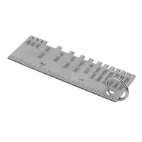 Metalni lim debljina mjerača za zavarivanje za zavarivanje za punjenje inspekcijskih alata od nehrđajućeg