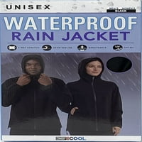 DIGEES COOL UPUT UPF 50+ vodootporna kišna jakna, crne mezece XL dame 2xl