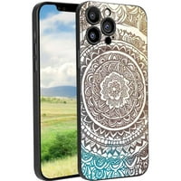 Mandala-Dizajn - telefon, deginirani za iPhone Pro Case Muške žene, fleksibilan silikonski udarni futrov