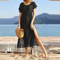 Clearsance Crochet Cover Up Womens Swim Cover Up Himinway Ženska moda Split Primorsko odijelo za odmor