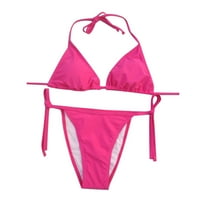 Bikini setovi za žene pokloni za žene, žene bandeau zavoj bikini set push-up brazilski kupaći kostimi