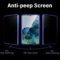 Anti Peep Magnetic Samsung Galaxy S Plus futrola [Green] Dvostrani privatnosti Zaštitni zaslon za hlađenje