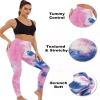 Ženske visoko struk joge hlače Tummy Control Butt dizanje treninga