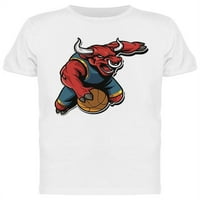 Majica za majicu Bull Basketball Majica - MIMAGE by Shutterstock, muški XX-Large