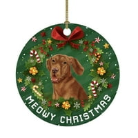 Verpetridure Christmas Funny Pass Privjesak Božić smiješni ukras Božićni pas uzorak Privjes božićne