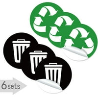 Heiheiup se ne recikliraju ne reciklirajuća naljepnica za reciklirajuće može samoljepljiva vodootporna
