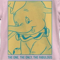 Djevojkov Dumbo onaj, jedino, fenomenalna grafička tee svijetlo ružičasta velika