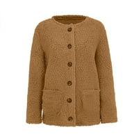 Clearsance nejasne jakne žene prevelizirani jeseni zimsku jaknu s dugim rukavima pune boje pune zip