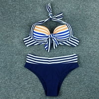 Kupaći kostim za žene Žene Žene Push-up kupaći kostim set Visina modni struk bikini kupaći kostimi podstavljeni