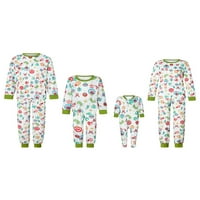 MA & Baby Božićne pidžame za porodicu, podudaranje porodičnih božićnih PJS setovi tiskane gornje spavanje