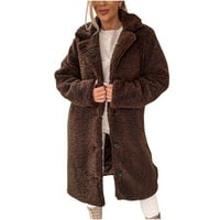SimplMaygeni žene Jesen jakna s dugim rukavima Ležerna zimska klirens Labavi i vuna D LEAL Vuna srednji