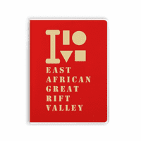 East afrička velika rift valley mini notebook poklopca gumiranje dnevnika Soft Journal A7
