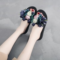 Wefusti papuče za žene Clarks Sandale za WomenClarks ženske boemske cvjetne klinove papuče ljetne sandale