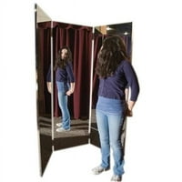 Izmišljena preduzeća 19- In. 3-panel ultra sigurna ogledalo bez stakla