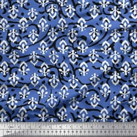 Soimoi smeđa Heavy Satin tkanina za ispis bloka Dekor tkanina Široko dvorište