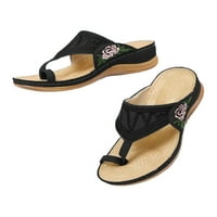 Gomelly Womens Flip Flops plaža Thong Sandal Summer Sandale Vintage Cipele Dame klizne klizne papuče