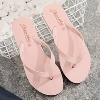 Ljetne žene plaža Flip flops Vanjska mekana potplata Neklizajuća lagana ravna papuča cipele casual home
