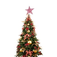Božićno stablo Željeznjak Topper blistavo ukrašene božićne stabla