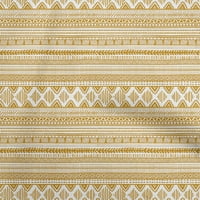 Onuone Georgette viskoze Brown tkaninski plemenski plemenita projekti Dekor tkanina Štampano od dvorišta