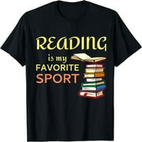 Smiješna majica čitanje je moj omiljeni sport za ljubitelje knjiga