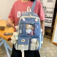 TIYUYO SET CANVAS školski ruksaci žene kawaii studentske školske torbe