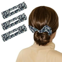QAZQA Ženske djevojke Retro Print Trake za kosu za kosu Dodatna oprema Višestruki trake