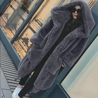 Pgeraug zimski kaputi za žene Zimske kvalitetne žene plus veličine kaput dugački jaknski kaput dame