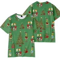 Grinch božićna majica casual 3d tiskane popularne t majice kratki rukav Muškarci Žene Dječje Xmas odjeća