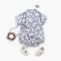 Dječja odjeća Ljetna baby Onesie cvjetni uzorak Retro dječji Onesie za Godine Baby kombinezon slatka dječja krpa