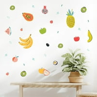 Dekalkomania miješane voćne zidne zidne naljepnice - set skiced voćnih umjetničkih naljepnica za kuhinjske