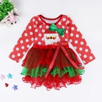 1-6T Djevojke Božićne haljine Tutu, princeze Little Girls Xmas Santa Claus Party Holiday Haljina
